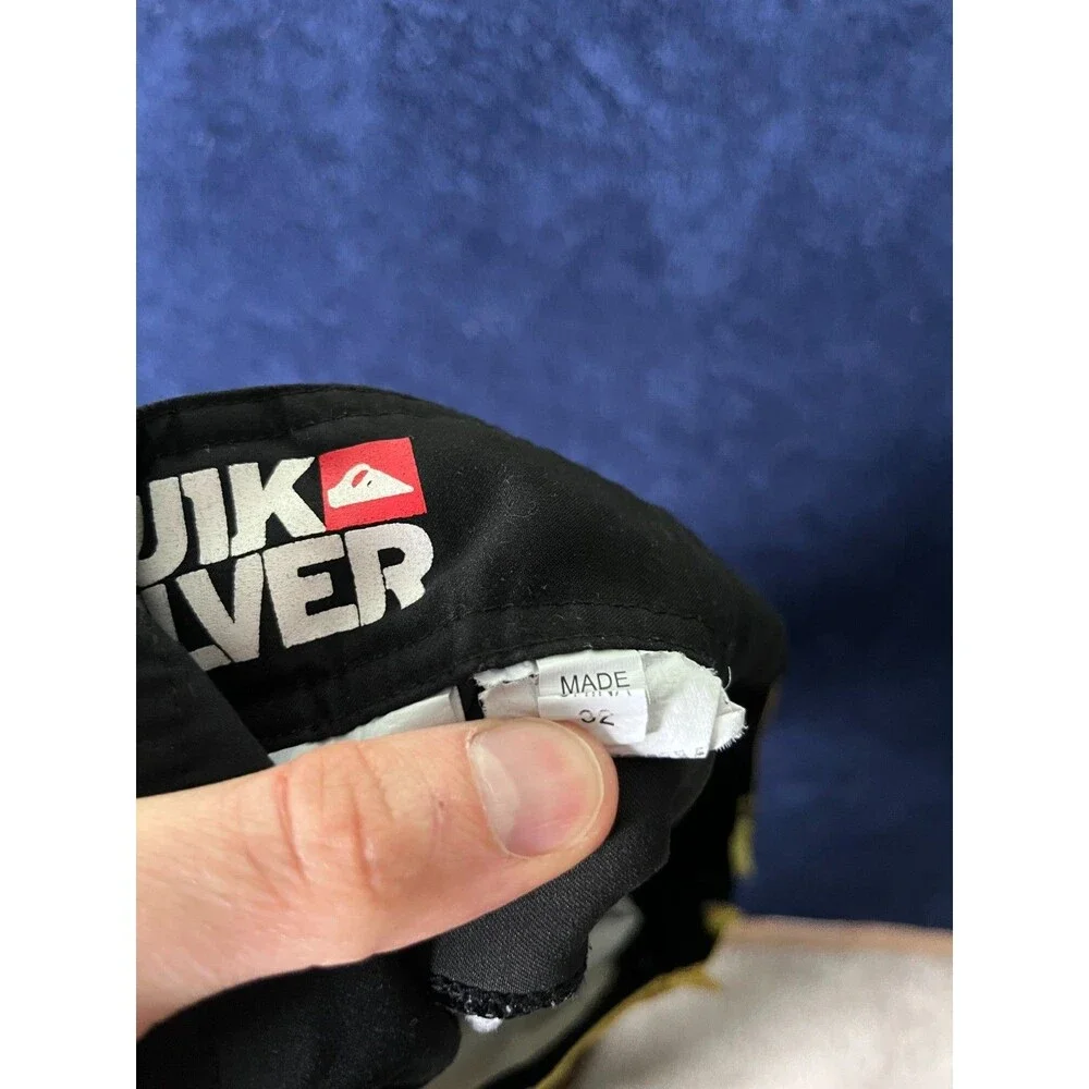 Quiksilver Board Shorts 32 Mens Active Swim Wear Yellow/White/Blue